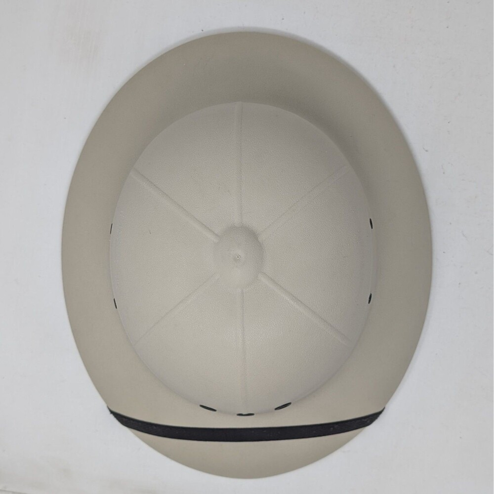 VTG Bayly Safari Pith Helmet Sun Hat Plastic Protective Safety Explorer Style - Picture 6 of 10